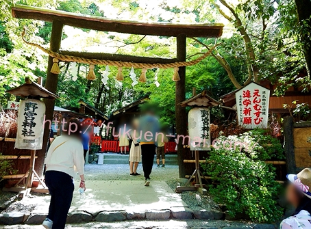 京都の野宮神社で縁結び